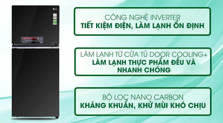 Tủ lạnh LG Inverter 393 lít GN-L422GB - 2