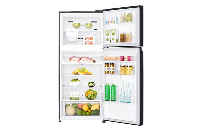 Hệ thống khí lạnh đa chiều giúp làm lạnh nhanh thực phẩm - Tủ lạnh LG Inverter 393 lít GN-L422GB