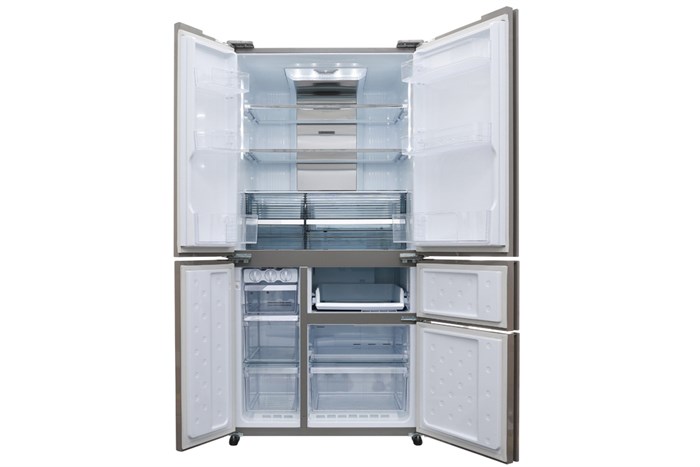 Tủ lạnh Sharp Inverter 665 lít SJ-F5X76VM-SL Màu Bạc