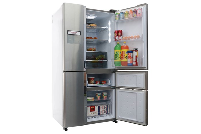 Tủ lạnh Sharp Inverter 665 lít SJ-F5X76VM-SL Màu Bạc