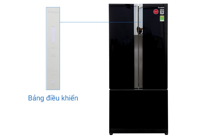 Tủ lạnh Panasonic Inverter 491 lít NR-CY558GKVN Màu Đen