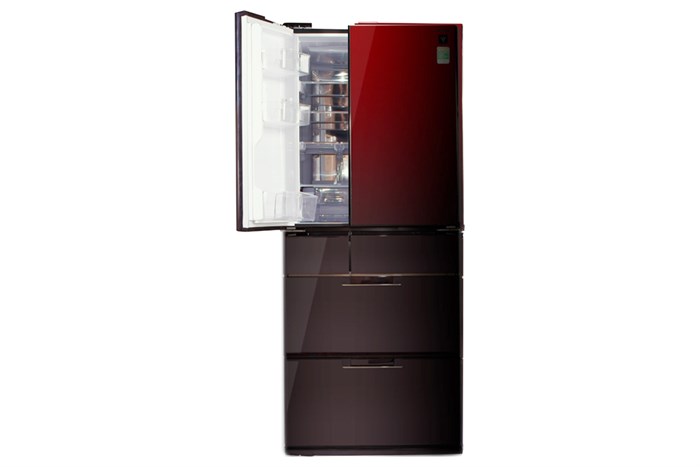 Tủ lạnh Sharp Inverter 470 lít SJ-GF60A-R/T Màu Đỏ đô