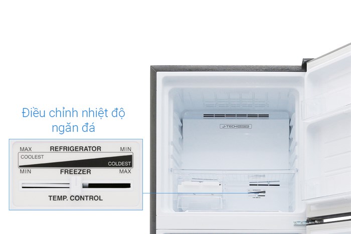 Tủ lạnh Sharp Inverter 287 lít SJ-X316E-DS Màu Xám