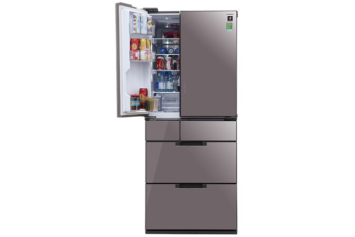 Tủ lạnh Sharp Inverter 470 lít SJ-GF60A-T Màu Nâu