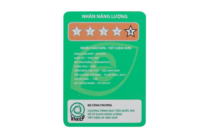 Tủ lạnh Hitachi Inverter 540 lít R-W660PGV3 GBW Màu Nâu