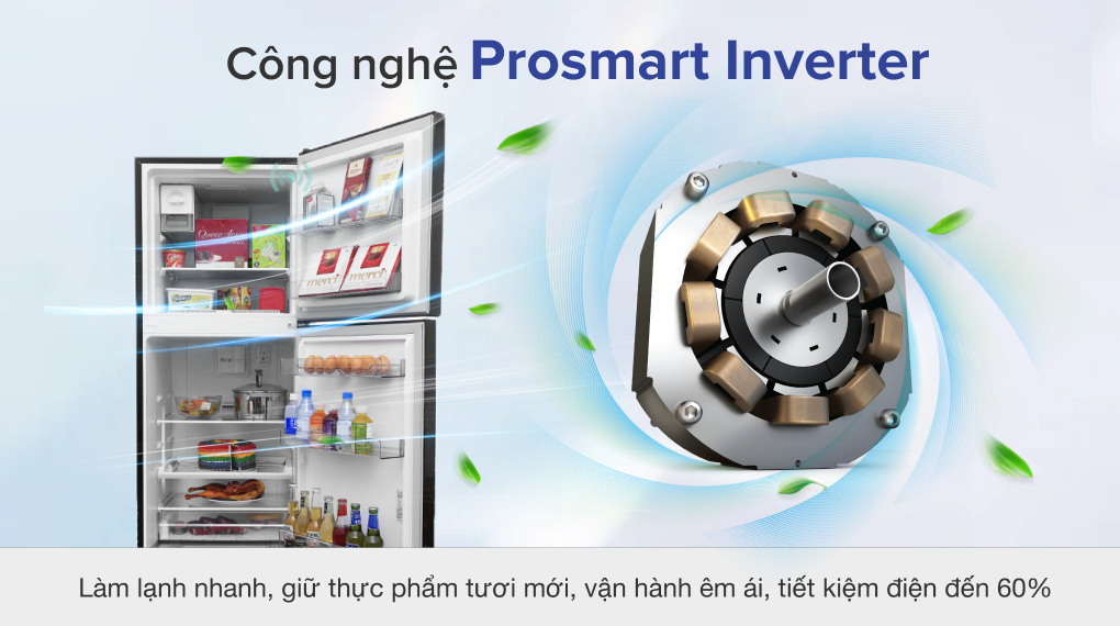 Tủ lạnh Beko Inverter 321 lít RDNT360E50VZWB