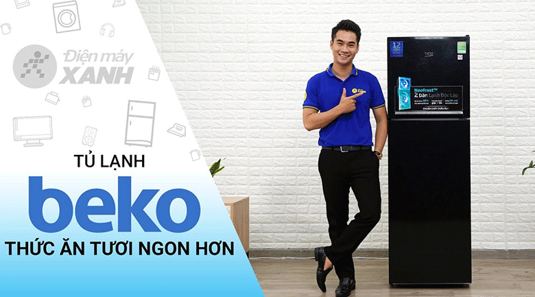 Tủ lạnh Beko Inverter 241 lít RDNT270I50VWB