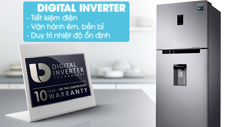 Tủ lạnh Samsung Inverter 360 lít RT35K5982S8/SV