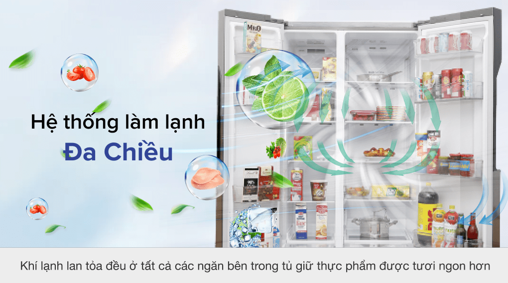 Tủ lạnh LG Inverter 613 lít GR-B247JDS