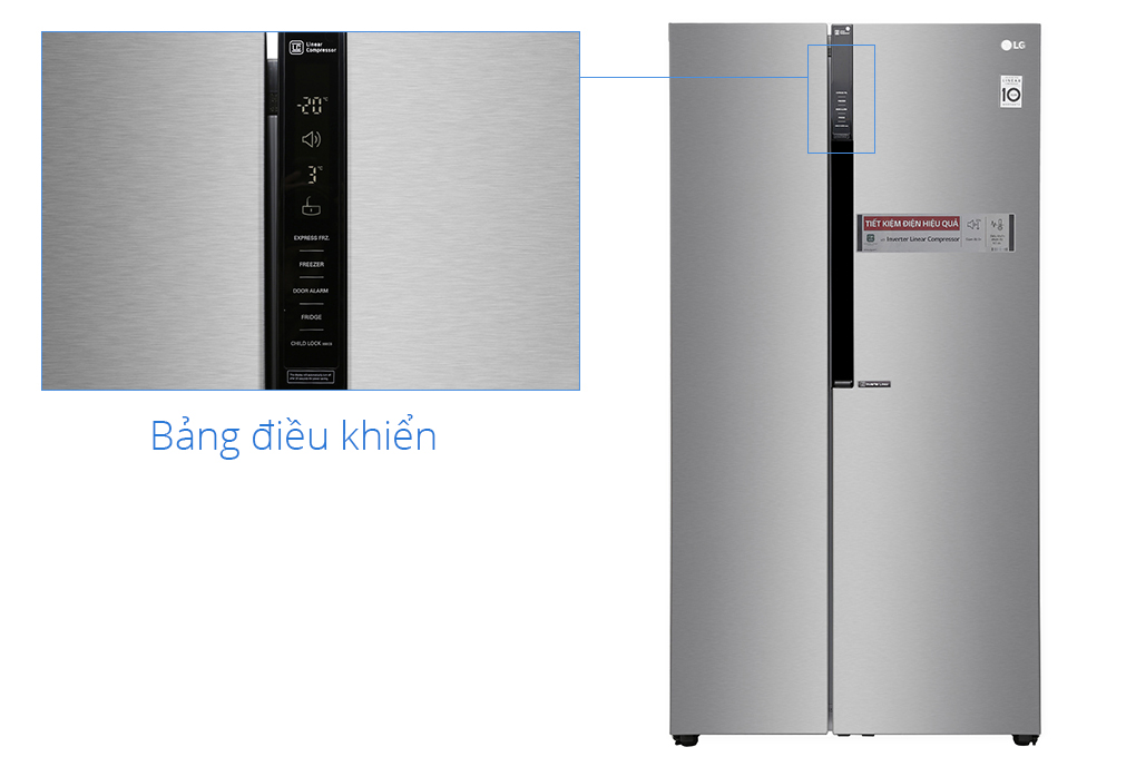 Mua tủ lạnh LG Inverter 613 lít GR-B247JDS