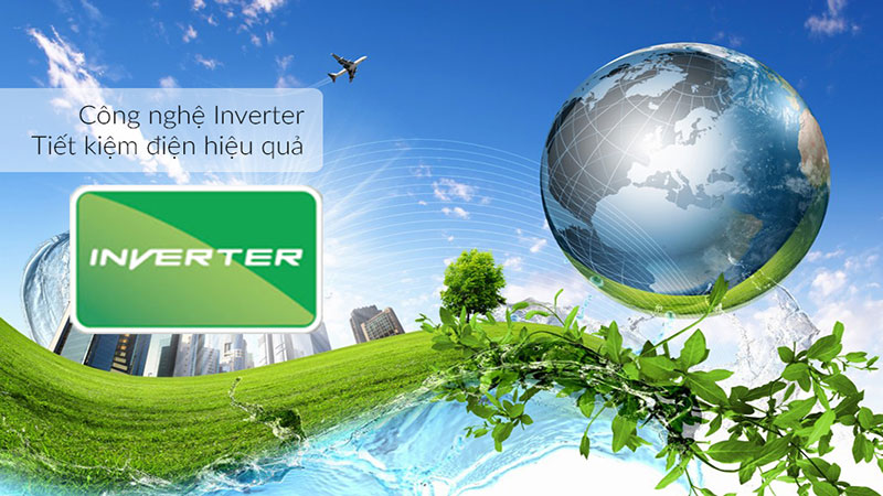 Công nghệ Inverter - Tủ lạnh Aqua Inverter 565 lít AQR-IG585AS GS