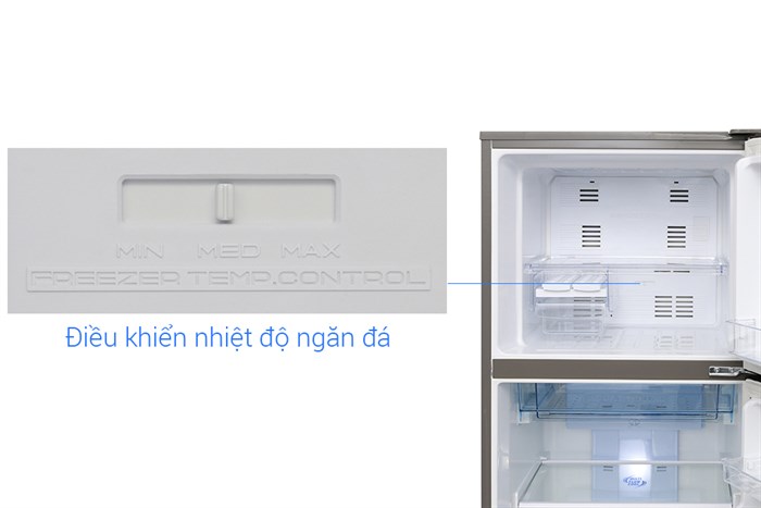 Tủ lạnh Aqua Inverter 267 lít AQR-I287BN PS Màu Vàng đồng