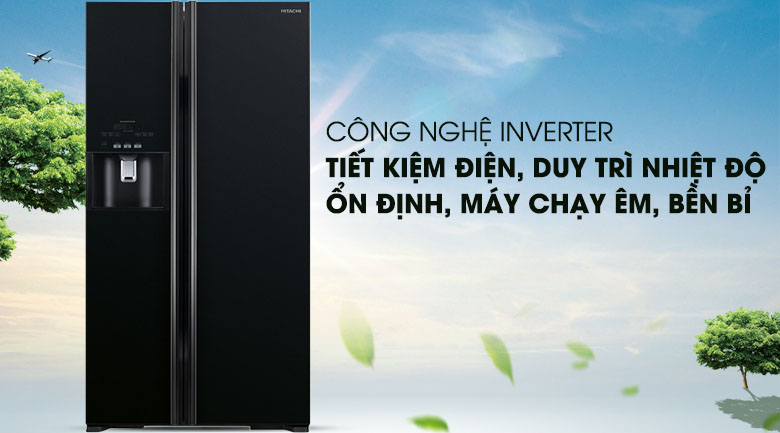 Công nghệ Inverter - Tủ lạnh Hitachi Inverter 589 lít R-S700GPGV2 (GBK)