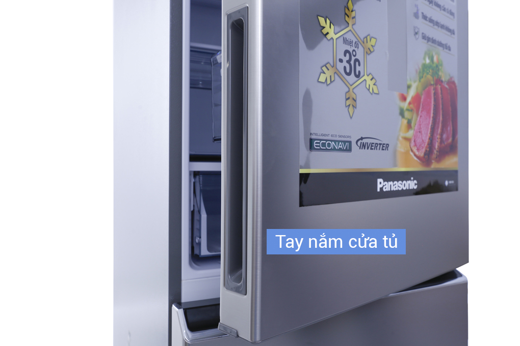 Tủ lạnh Panasonic Inverter 255 lít NR-BV289QSVN Màu Bạc