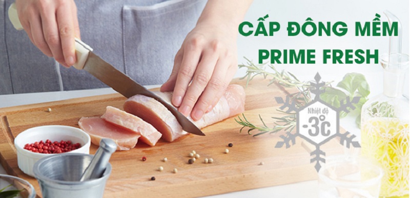 Bảo quản thực phẩm tươi ngon, trọn dưỡng chất với ngăn cấp đông mềm Prime Fresh