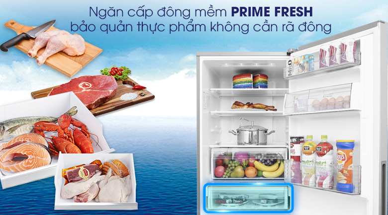 Ngăn cấp đông mềm PrimeFresh - Tủ lạnh Panasonic Inverter 290 lít NR-BV329XSVN Ngăn cấp đông mềm PrimeFresh - Tủ lạnh Panasonic Inverter 290 lít NR-BV329XSVN