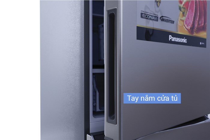 Tủ lạnh Panasonic Inverter 322 lít NR-BV369QSVN Màu Bạc