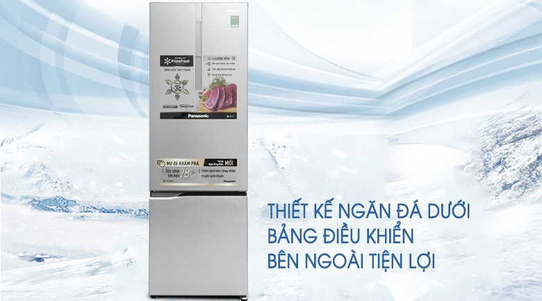 Tủ lạnh Panasonic Inverter 322 lít NR-BC369XSVN