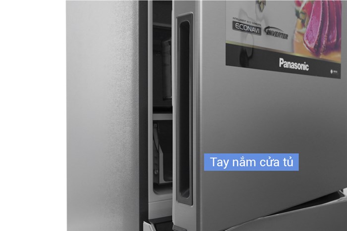 Tủ lạnh Panasonic Inverter 322 lít NR-BC369XSVN Màu Bạc