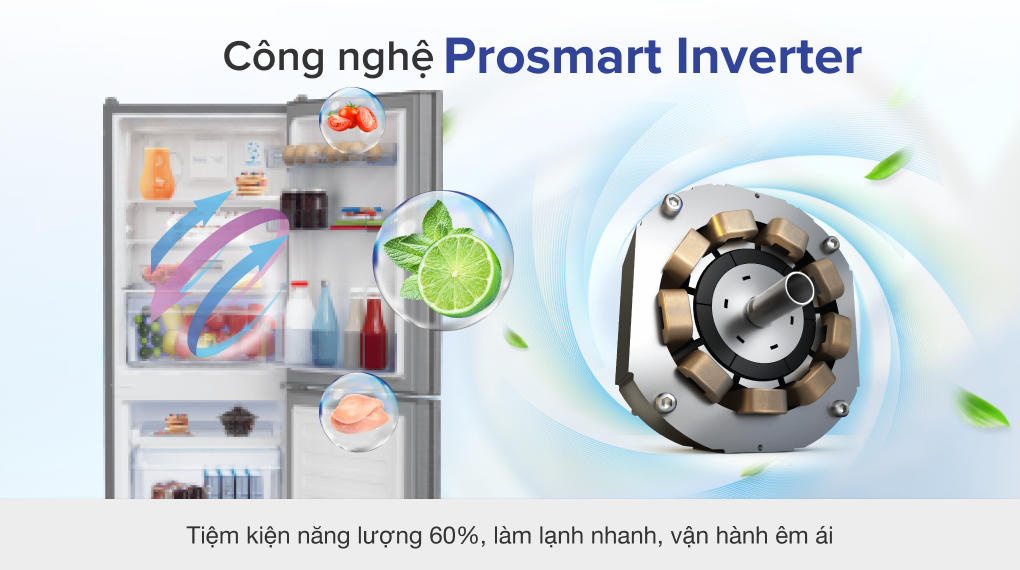 Tủ lạnh Beko Inverter 290 lít RTNT290E50VZX