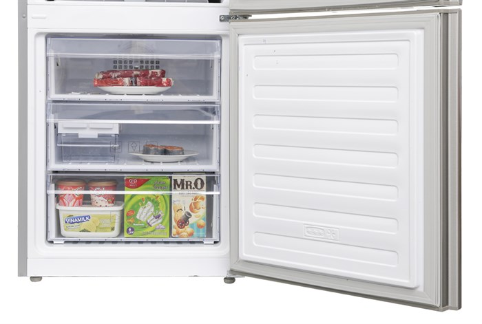 Tủ lạnh Beko Inverter 340 lít RTNT340E50VZX Màu Xám