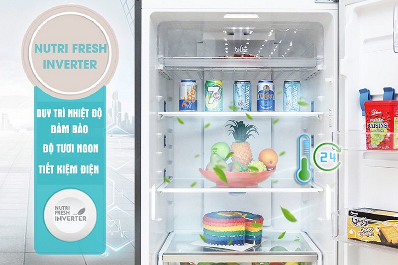 Tiết kiệm điện năng tối ưu với công nghệ NutriFresh Inverter hiện đại