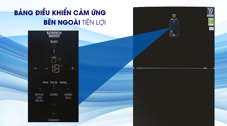 Tủ lạnh Electrolux Inverter 531 lít ETE5722BA