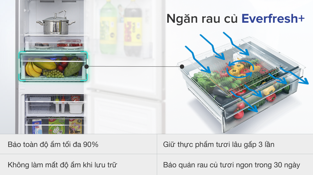 Tủ lạnh Beko Inverter 356 lít RCNT375E50VZX