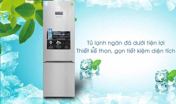 Tủ lạnh Beko Inverter 375 lít RCNT375E50VZX Tủ lạnh Beko Inverter 375 lít RCNT375E50VZX