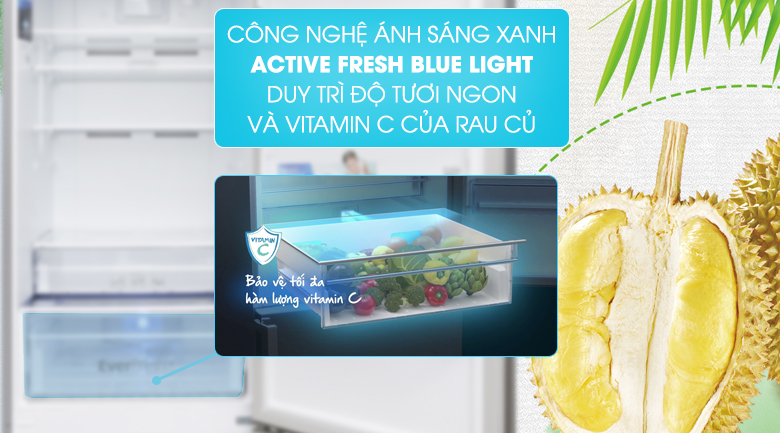 Active Fresh BlueLight - Tủ lạnh Beko Inverter 375 lít RCNT375E50VZX Active Fresh BlueLight - Tủ lạnh Beko Inverter 375 lít RCNT375E50VZX