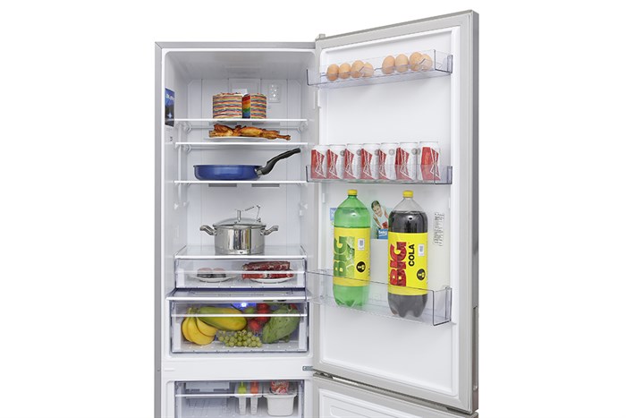 Tủ lạnh Beko Inverter 356 lít RCNT375E50VZX Màu Xám