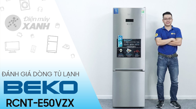 Tủ lạnh Beko Inverter 323 lít RCNT340E50VZX