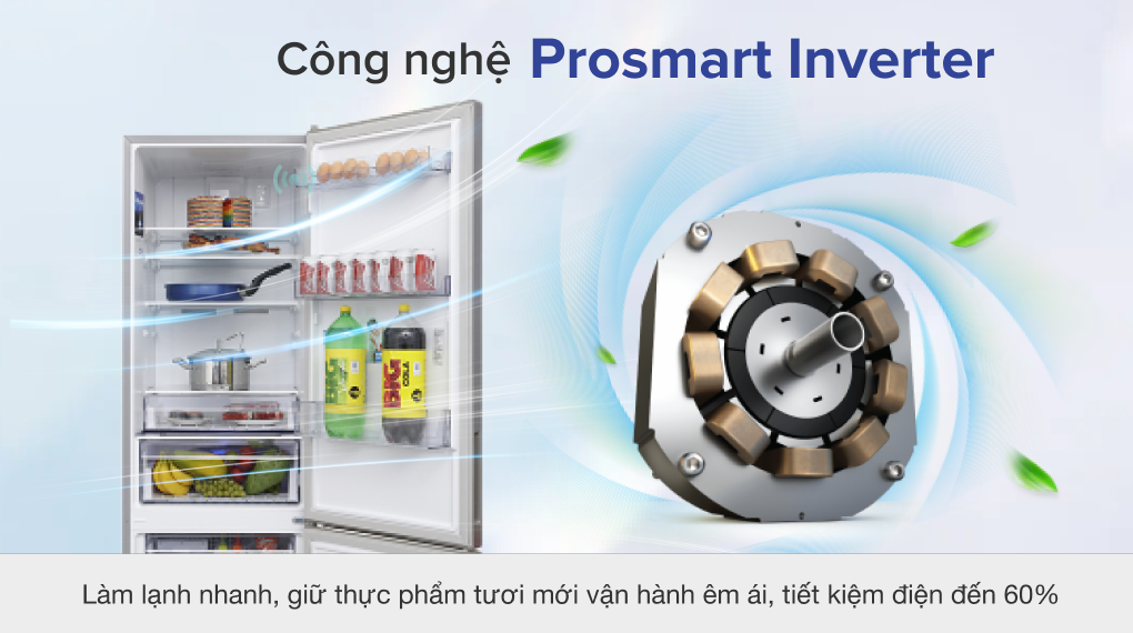 Tủ lạnh Beko Inverter 323 lít RCNT340E50VZX