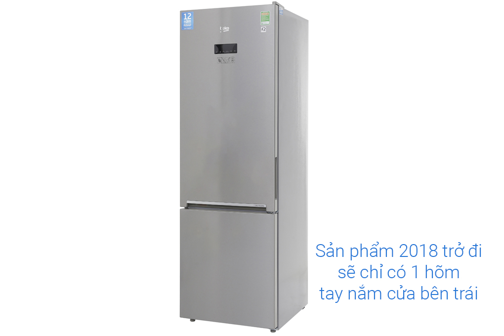 Tủ lạnh Beko Inverter 323 lít RCNT340E50VZX Màu Xám