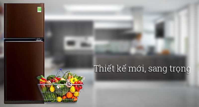 Tủ lạnh Mitsubishi Electric 206 lít MR-FV24EM-BR-V Tủ lạnh Mitsubishi Electric 206 lít MR-FV24EM-BR-V