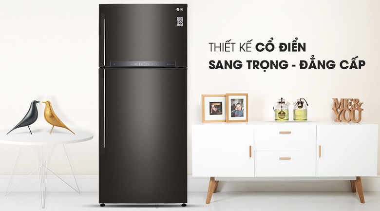 Tá»§ lạnh LG Inverter 506 lÃt GN-L602BL hình 1