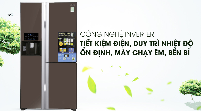 Tủ lạnh Hitachi Inverter 584 lít R-M700GPGV2X MBW
