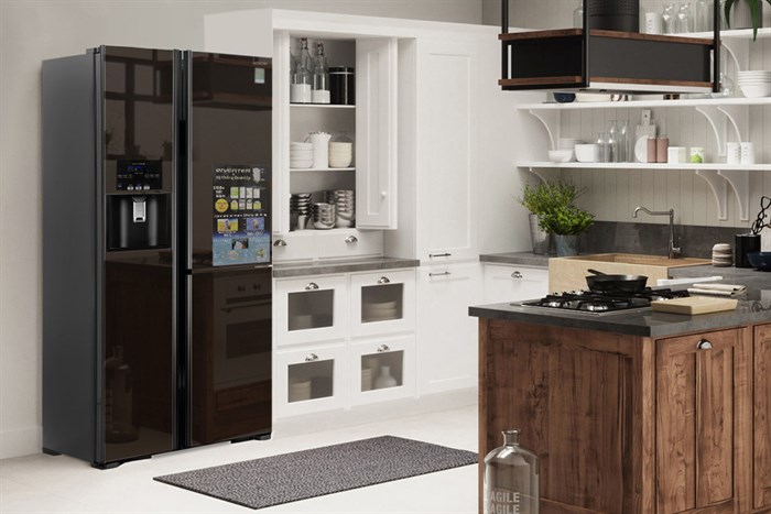 Tủ lạnh Hitachi Inverter 584 lít R-M700GPGV2X MBW Màu Nâu