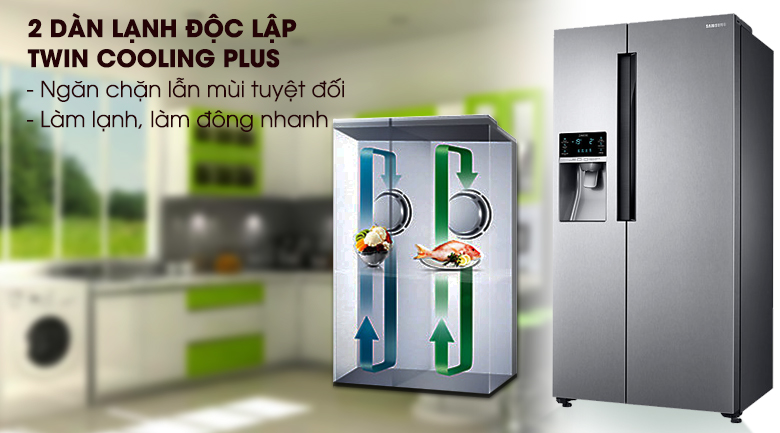 Tủ lạnh Samsung Inverter 575 lít RS58K6417SL/SV