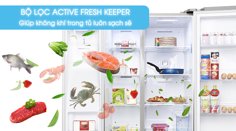 Bộ lọc Active Fresh Keeper - Tủ lạnh Samsung Inverter 575 lít RS58K6417SL/SV