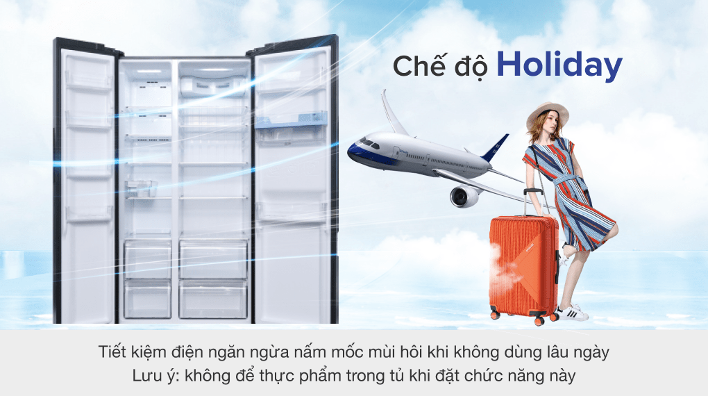 Tủ lạnh Aqua Inverter 510 lít AQR-I565AS BS