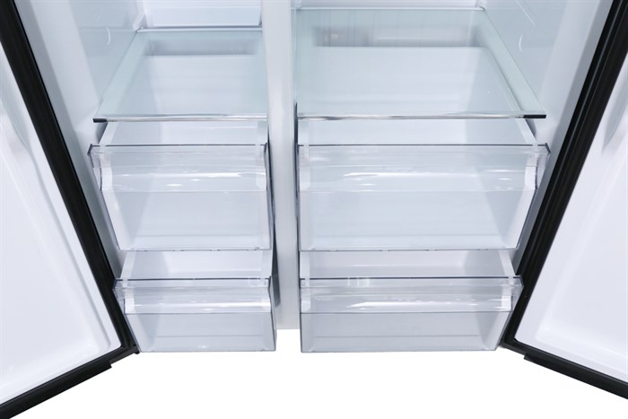 Tủ lạnh Aqua Inverter 510 lít AQR-I565AS BS Màu Đen