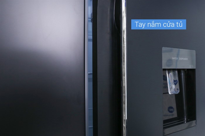 Tủ lạnh Aqua Inverter 510 lít AQR-I565AS BS Màu Đen