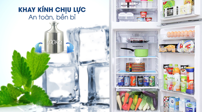 Khay kính chịu lực - Tủ lạnh Hitachi Inverter 395 lít R-VG470PGV3 XGR Khay kính chịu lực - Tủ lạnh Hitachi Inverter 395 lít R-VG470PGV3 XGR