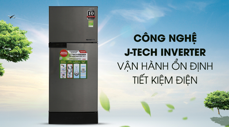 Tủ lạnh Sharp Inverter 150 lít SJ-X176E-SL - 12