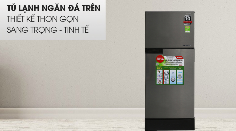 Tủ lạnh Sharp Inverter 150 lít SJ-X176E-SL - 10