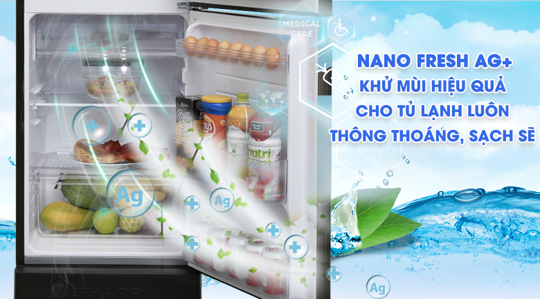 Bộ lọc phân tử bạc Nano Ag+ - Tủ lạnh Sharp Inverter 165 lít SJ-X176E-SL Bộ lọc phân tử bạc Nano Ag+ - Tủ lạnh Sharp Inverter 165 lít SJ-X176E-SL