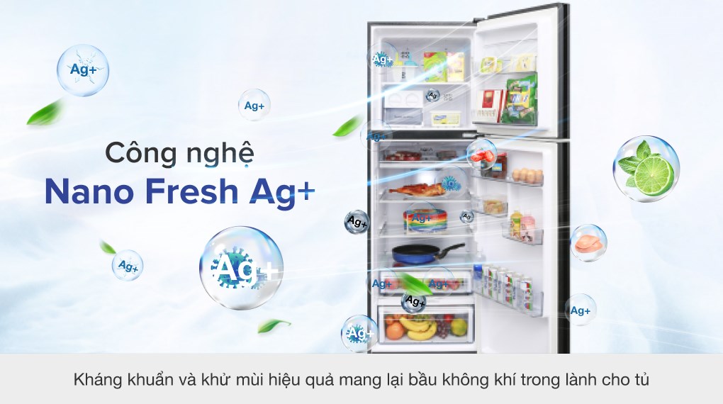 Tủ lạnh Aqua Inverter 344 lít AQR-IG386DN GBN