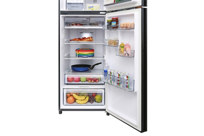 Tủ lạnh Aqua Inverter 344 lít AQR-IG386DN GBN Màu Đen
