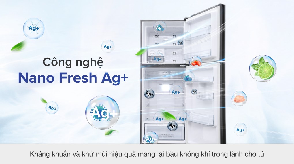 Tủ lạnh Aqua Inverter 275 lít AQR-IG316DN GB